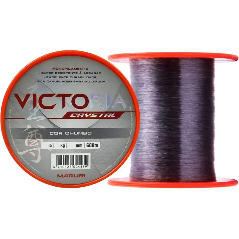 Linha Monofilamento Victoria Crystal 0,33mm 13lb 600m
