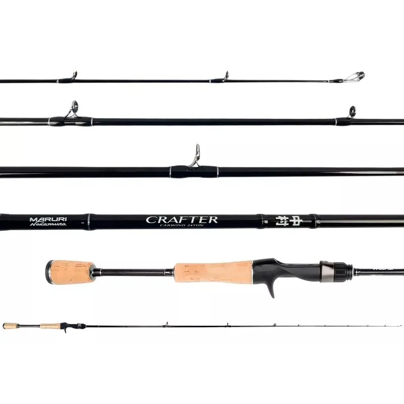 Vara Pesca Maruri Nakamura Crafter 24ton 1,83m 12-25lbs C601h P/ Carretilha
