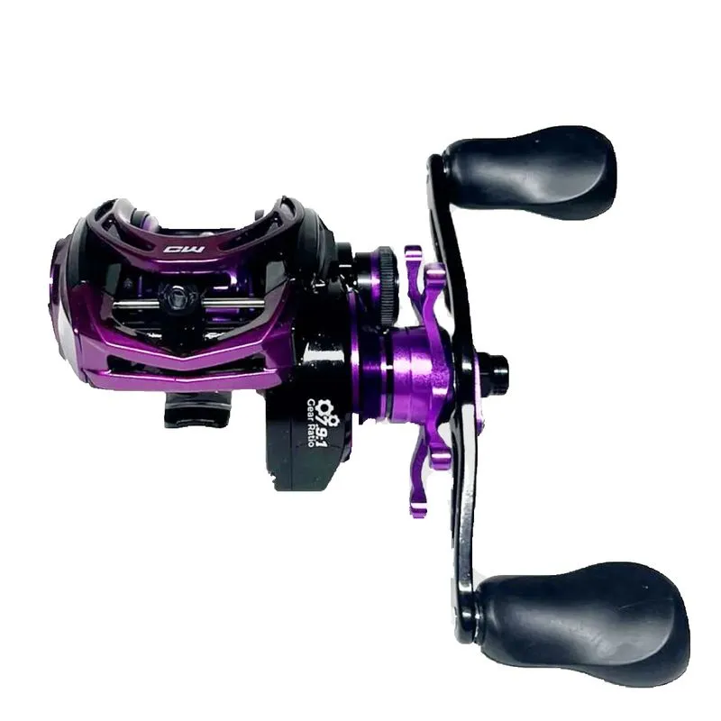 Carretilha Cw Mg Pink 9 Rolamentos Drag 8kg Rec 7.9:1 198g Freio Magnético