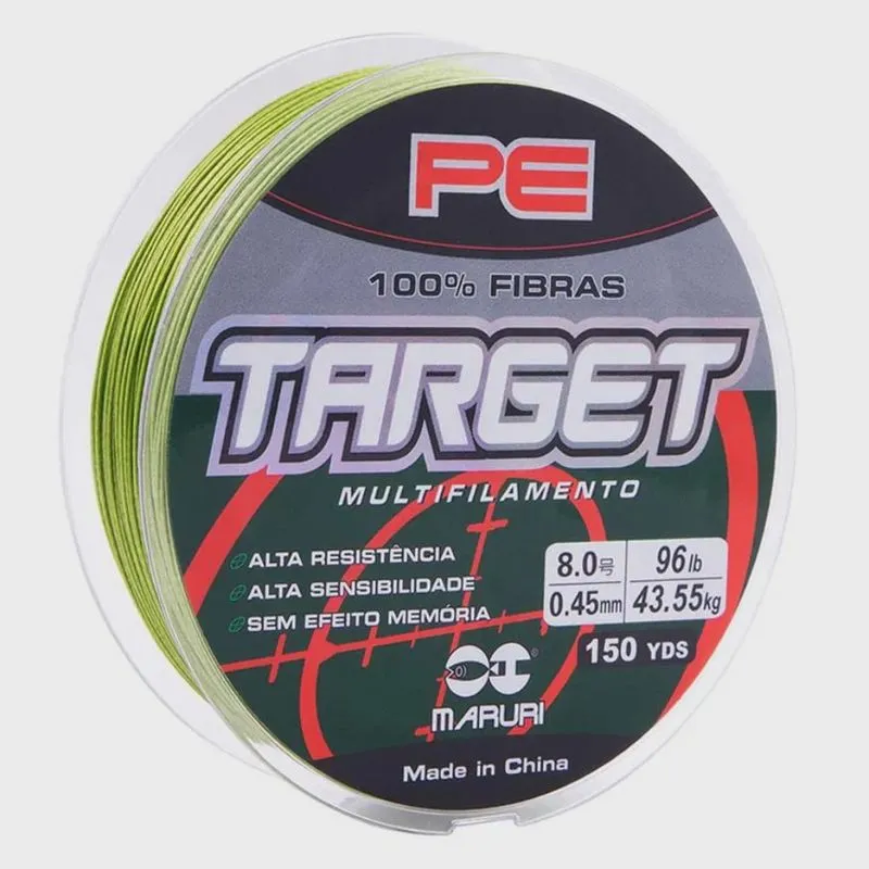 Linha Multifilamento Maruri Target 4x 0,30mm 137m Verde