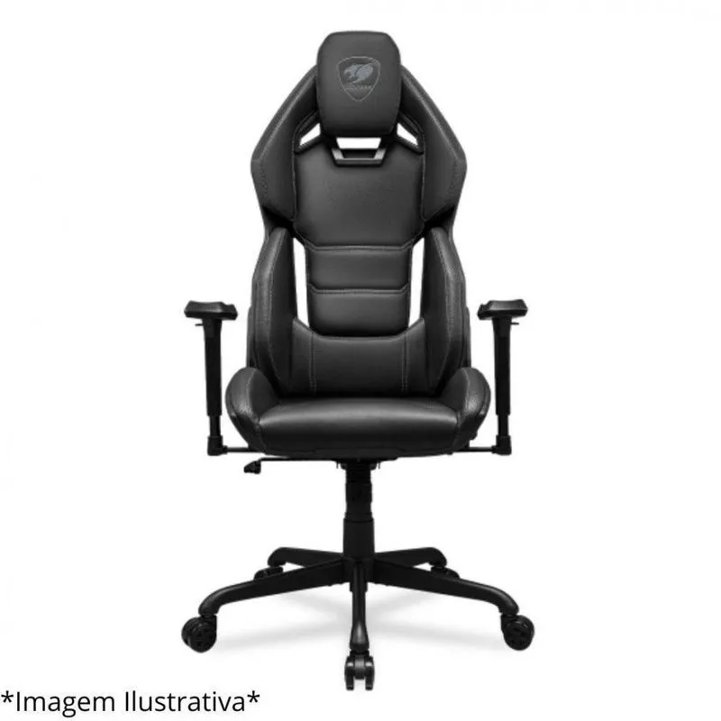 Cadeira Gamer Cgr-arx-blb Hotrod Black Cougar Preto
