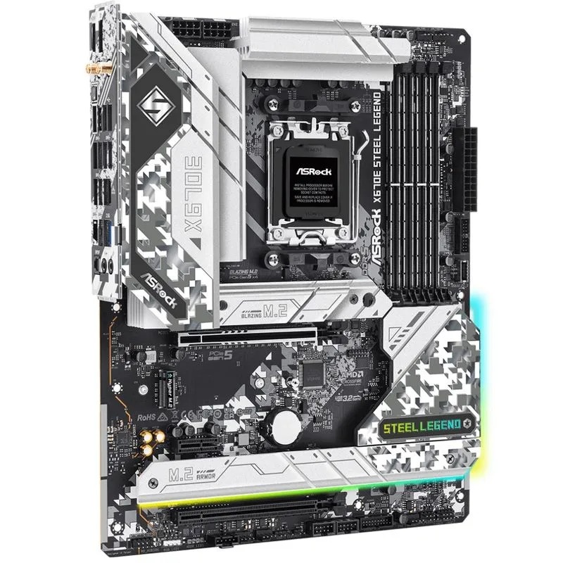 Placa mãe AM5 - ASRock X670E Steel Legend (ATX)
