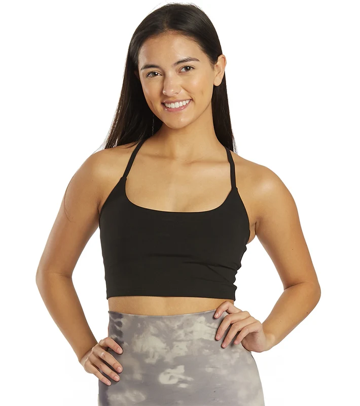 Glyder Pure Yoga Crop Top Black / S