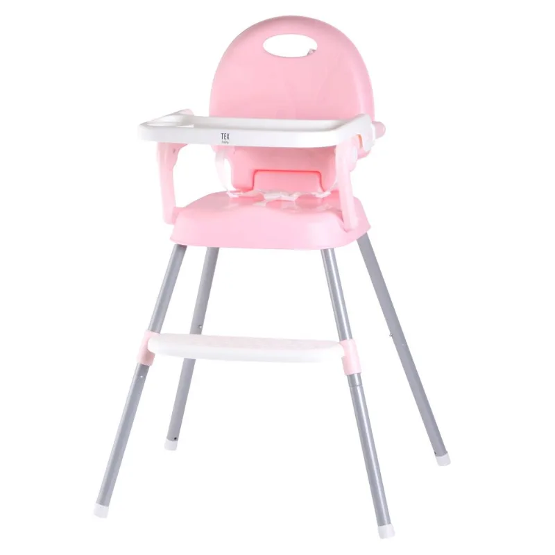 Silla de comer Tex 3 en 1 rosa