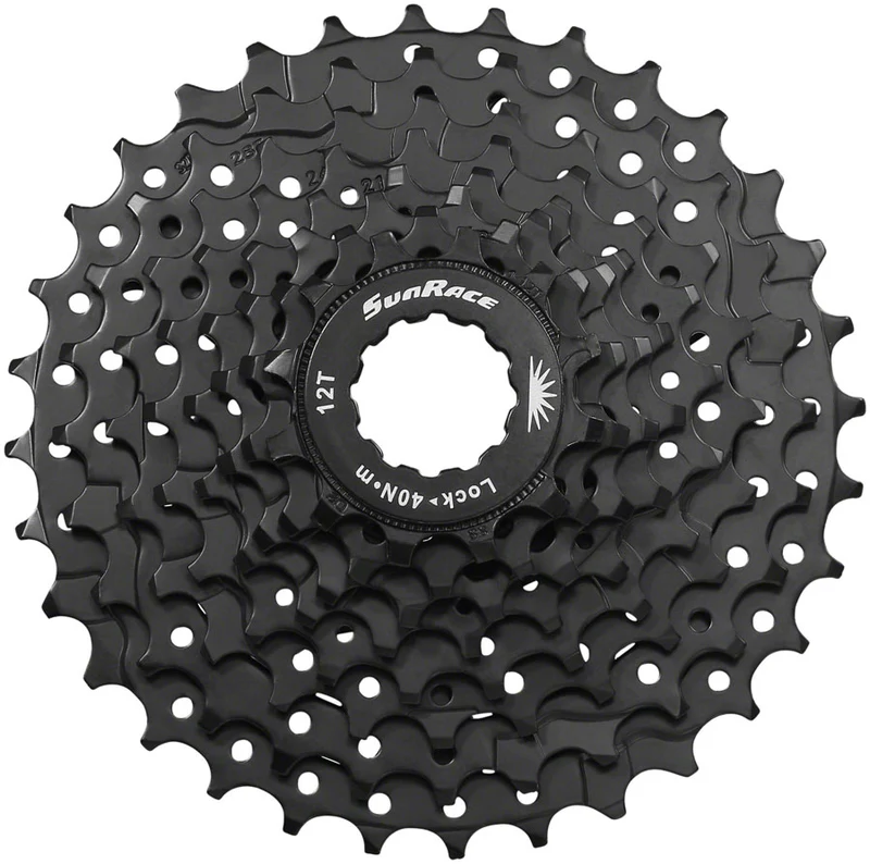 SunRace M4 8-Speed Cassette M400 - 8-Speed 12-32t ED Black