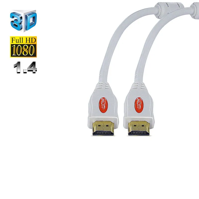 Cabo HDMI 1.4, Branco 10 MT