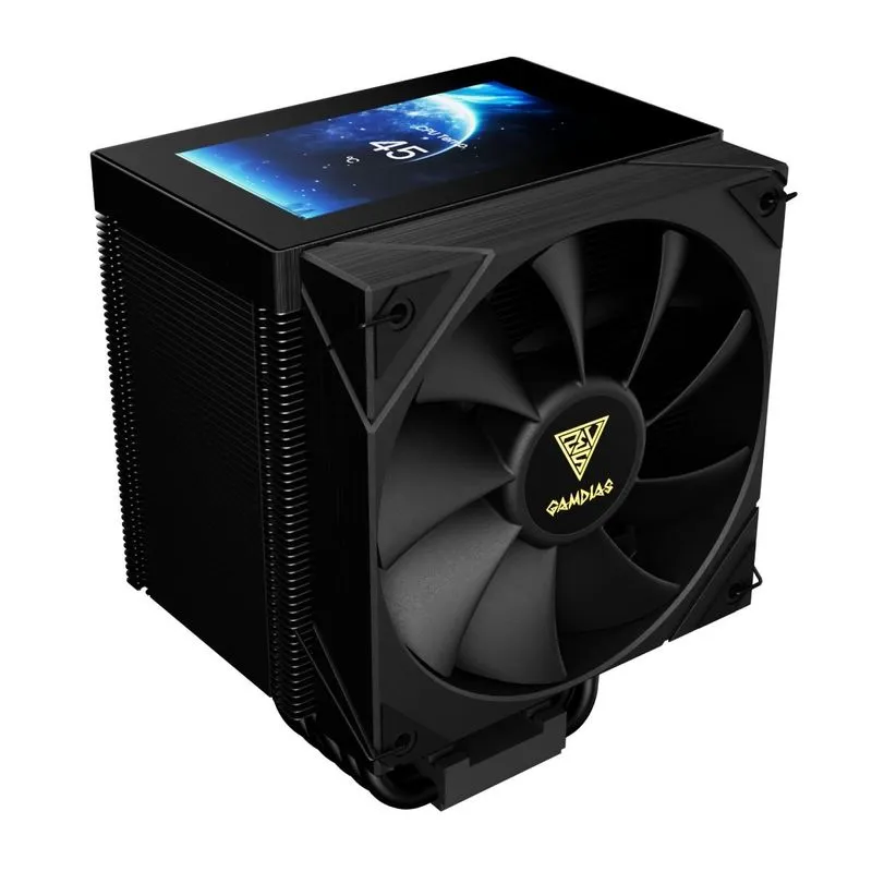 Cooler Para Processador Gamdias Boreas M2 61L - Intel / Amd - Display Digital 4.3 - 120mm - Preto