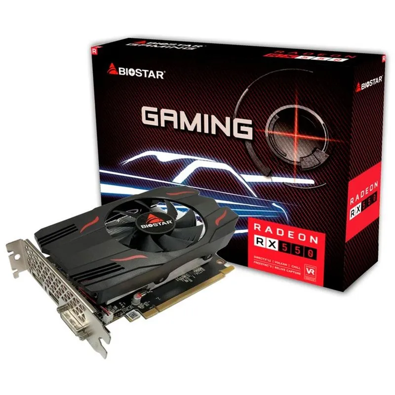 Amd Radeon Rx 550 2gb Gddr5 128bits - Biostar Va5515rf21-tghra-bs2