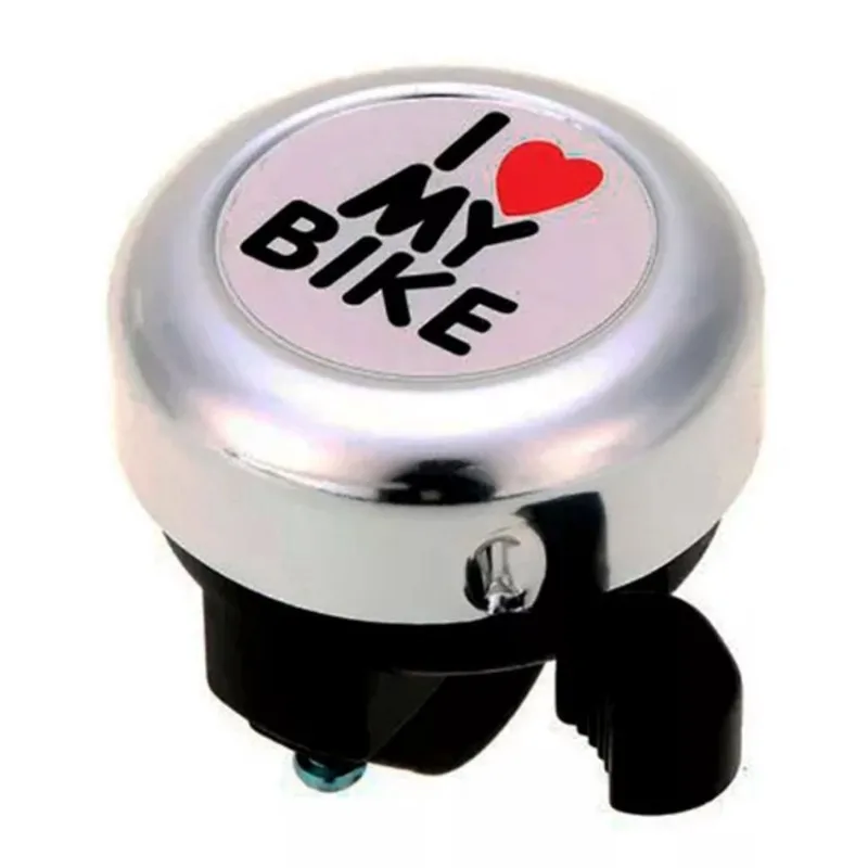 Campainha Buzina Trim Trim Cromada p/ Bike I Love My Bike