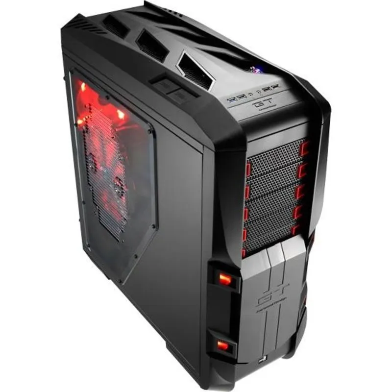 Gabinete SSI / CEB / XL-ATX / E-ATX - AeroCool GT-S Black Edition - Preto