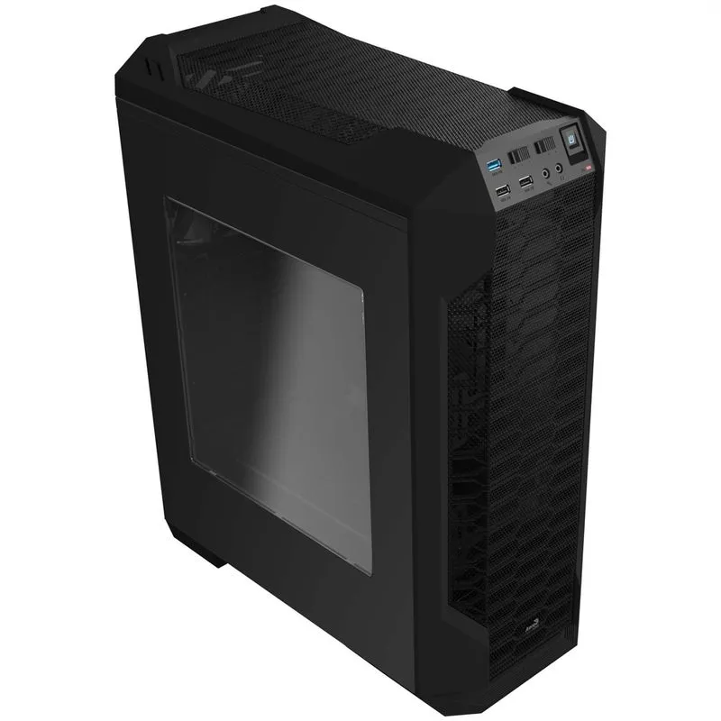 Gabinete ATX - AeroCool LS-5200 (c/ janela) - EN58317 - Preto