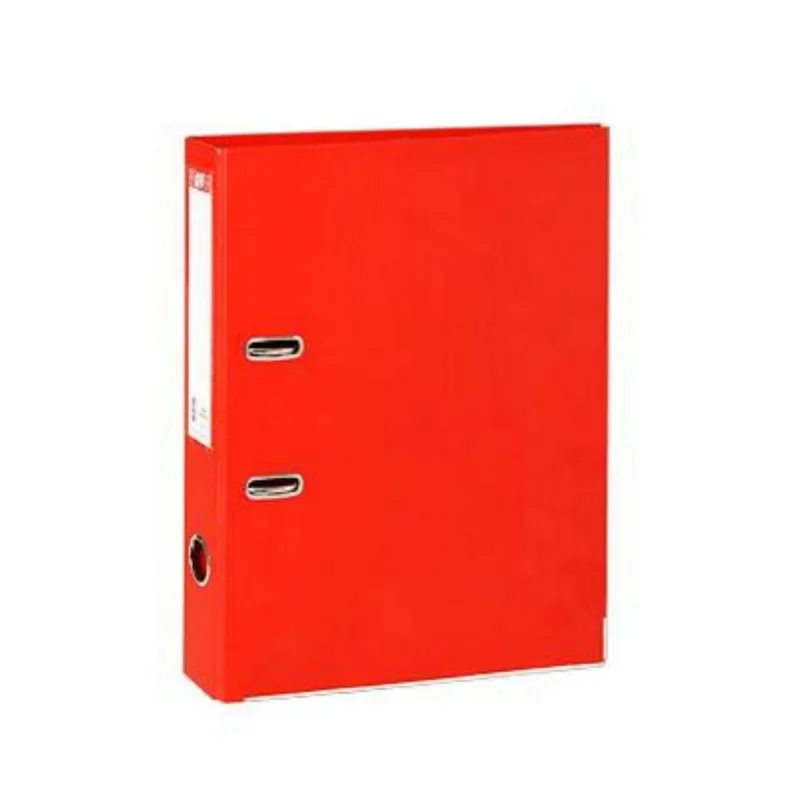 Registrador A4 Vermelho Yes Estreito Com Etiqueta Personalizável Arquivos Resistente Prático Aula