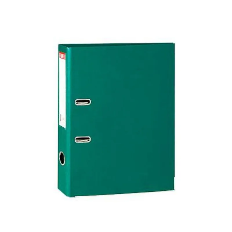 Registrador A4 Verde Yes Estreito Com Etiqueta Personalizável Armazenamento Arquivos Documentos