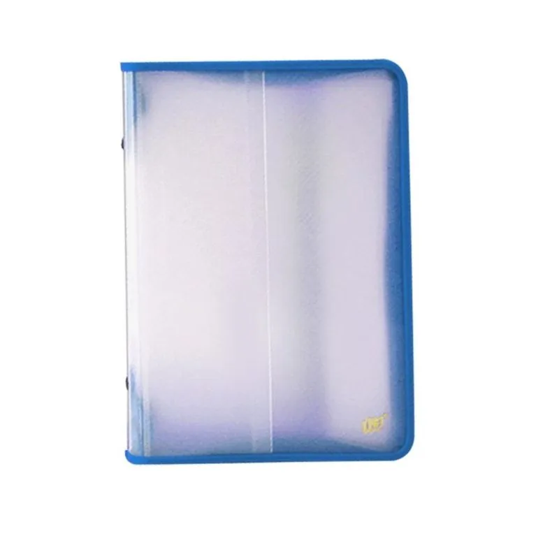 Pasta com Zíper Colegial (mini) Polipropileno Transparente Pasta com Zíper Colegial Polipropileno Transparente AZUL