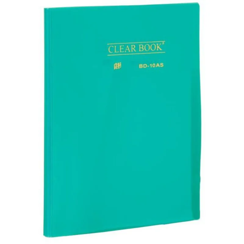 Pasta Catálogo A4 Cores Cristal Com 10 Folhas Yes Clearbook