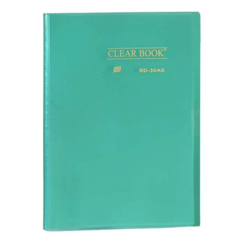 Pasta Catálogo A4 Com 30 Folhas Clearbook Yes Cristal Cores