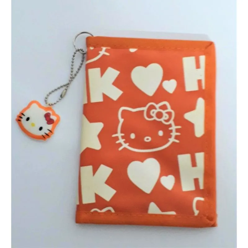 Yes Carteira Hello Kitty Laranja Com 2 Divisões