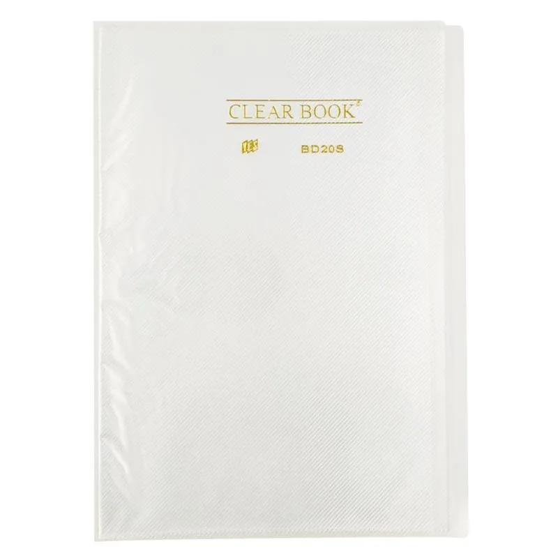 Pasta Catalogo Ofício Yes 20 Envelopes Bd20S Clear Cristal
