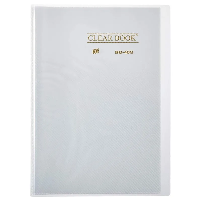 Pasta Catálogo Ofício Yes 40 Envelopes Bd40S Clear Cristal