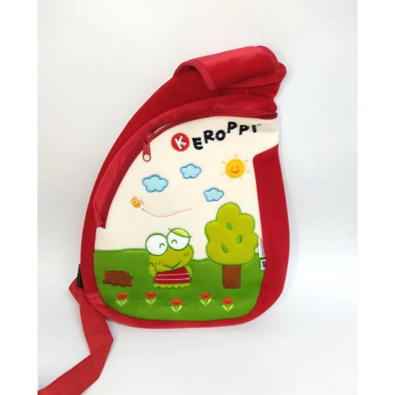 Yes Mochila Keroppi Plush Vermelho Com Uma Alça Tamanho P
