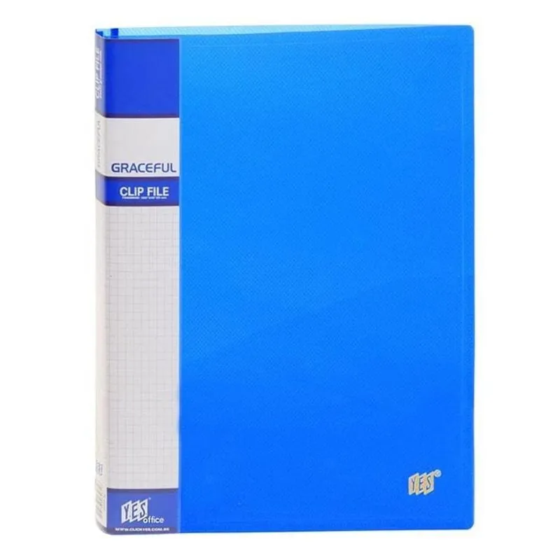 Pasta Prendedor Ofício Yes Vertical 911cs Azul