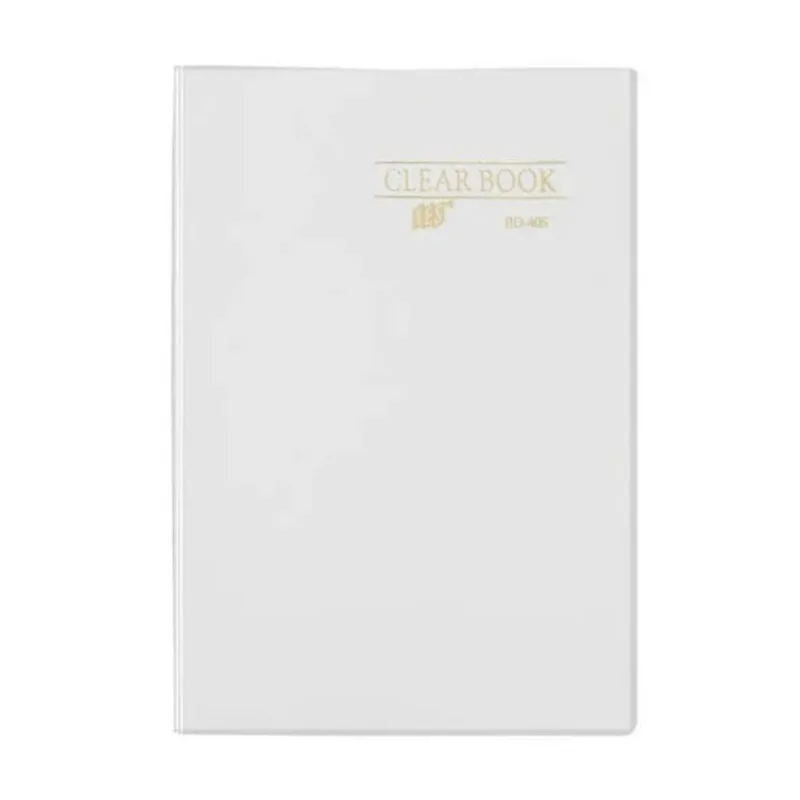 Pasta Catálogo Clear Book A3 Com 40 Folhas De Plástico - Yes - Cristal Yes