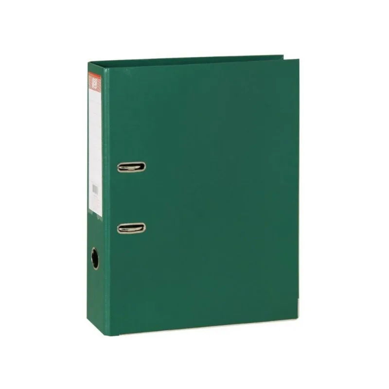 Registrador Com Lombo Largo Ofício Yes Verde Organizador Arquivos Papel Documento Folhas Prático