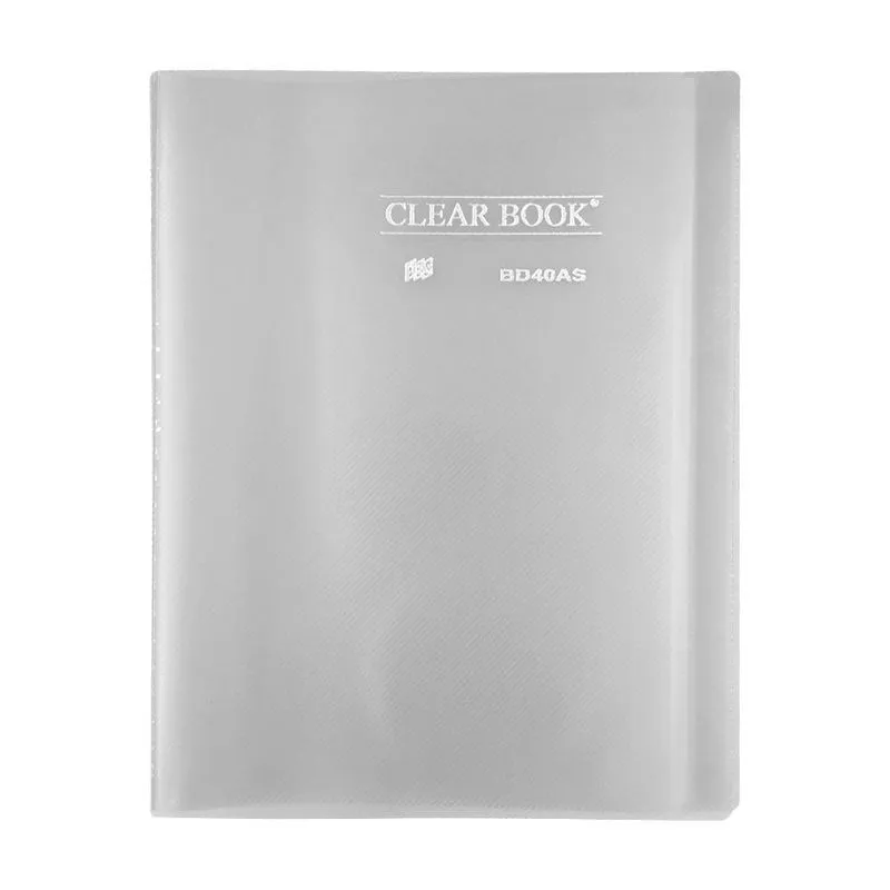 Pasta Catálogo A4 Yes 40 Envelopes Bd40As Clear Cristal