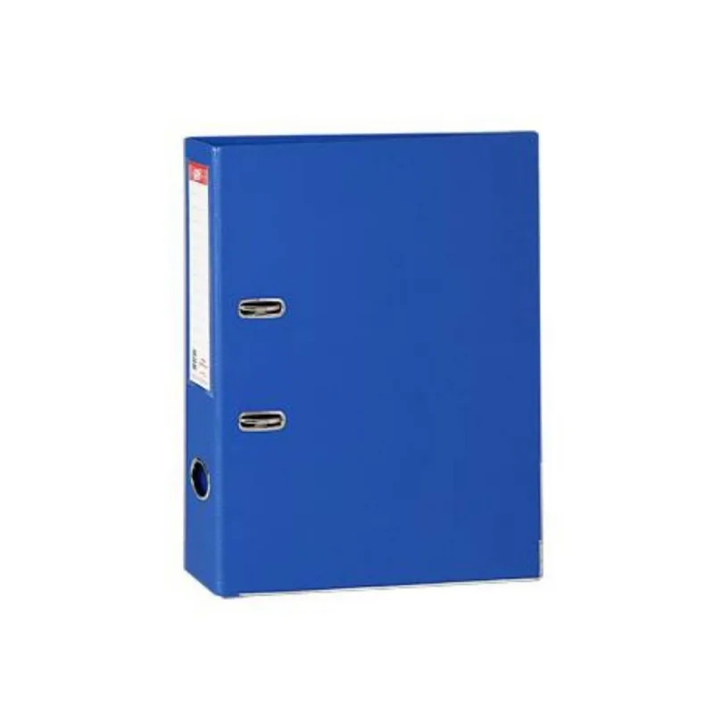 Registrador A4 Azul Yes Estreito Com Etiqueta Personalizável Escritório Armazenamento Documentos