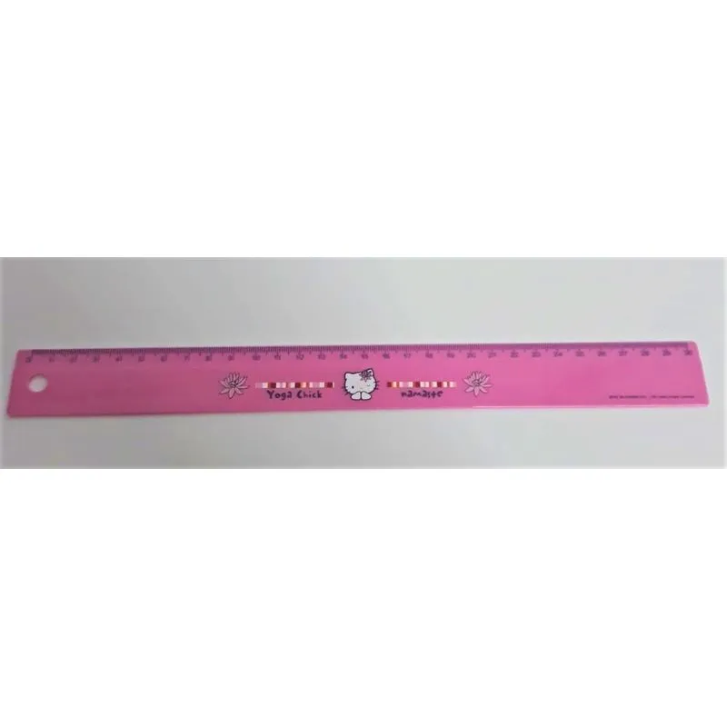 Yes Régua Plástica Hello Kitty Yoga Chick Namaste 30 Cm