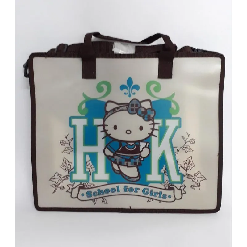 Yes Pasta Hello Kitty School For Girls Com Alça E Ziper Of