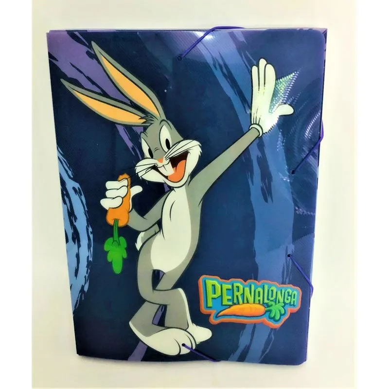 Yes Pasta Looney Tunes Pernalonga Com Elástico E Dorso 3 Cm