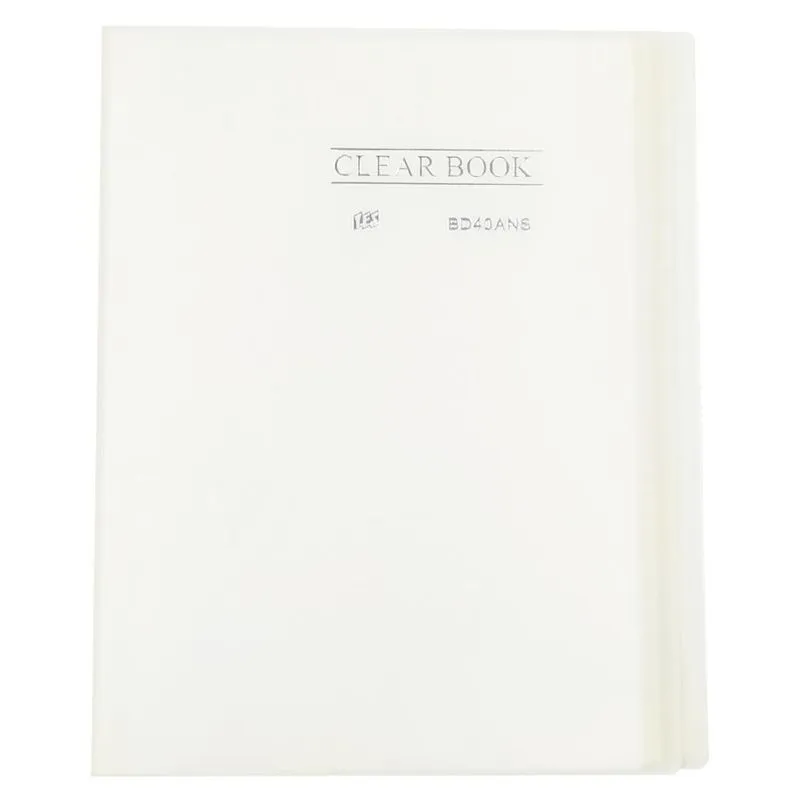 Pasta Catálogo A4 Yes 40 Envelopes Bd40ans Clear Cristal