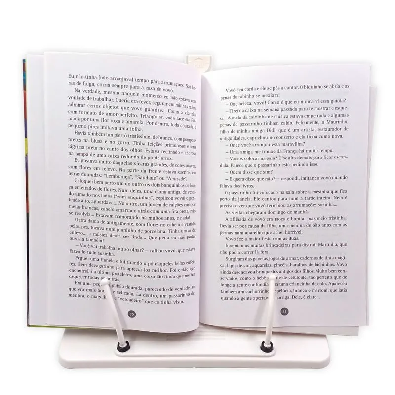 Apoio Suporte para Livro Apostila Yes Plástico
