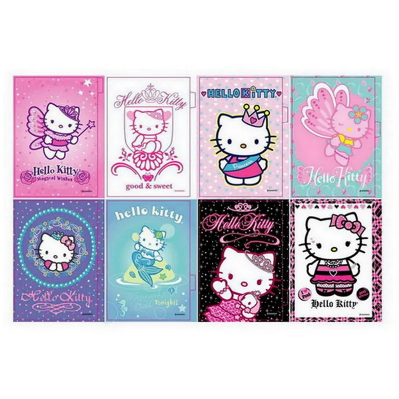 Yes Kit Divisórias Colegial Hello Kitty Princess Com 8 Divisões
