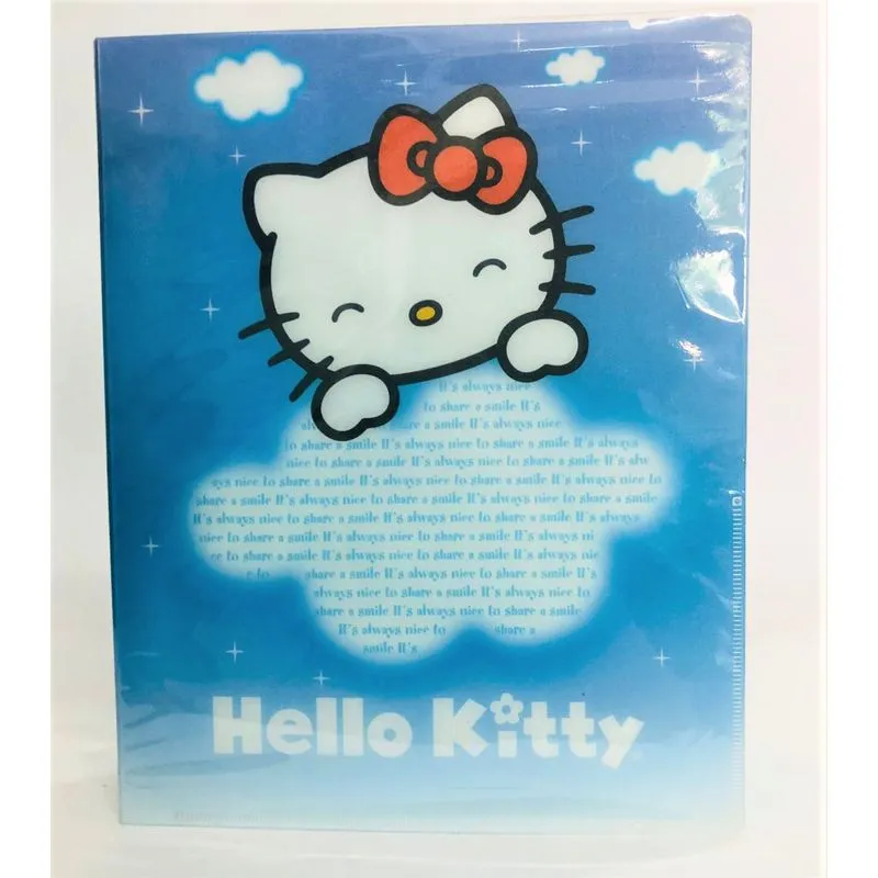 Yes Fichário Hello Kitty Colegial Sky Azul One Way