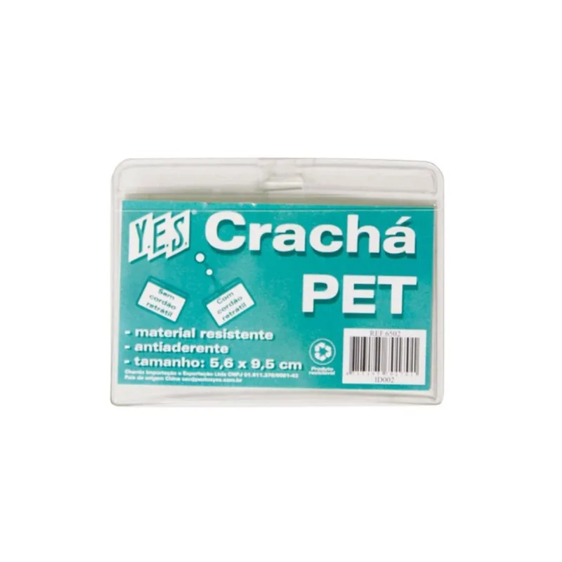 Crachá Horizontal em Pet