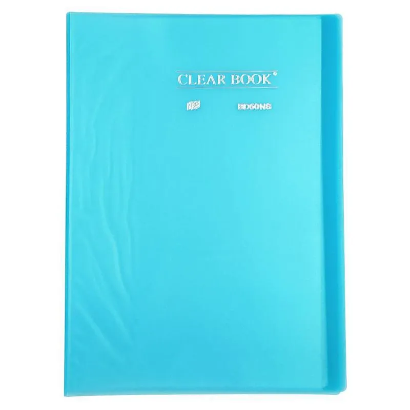 Pasta Catálogo Ofício Yes 50 Envelopes Bd50Ns Clear Azul