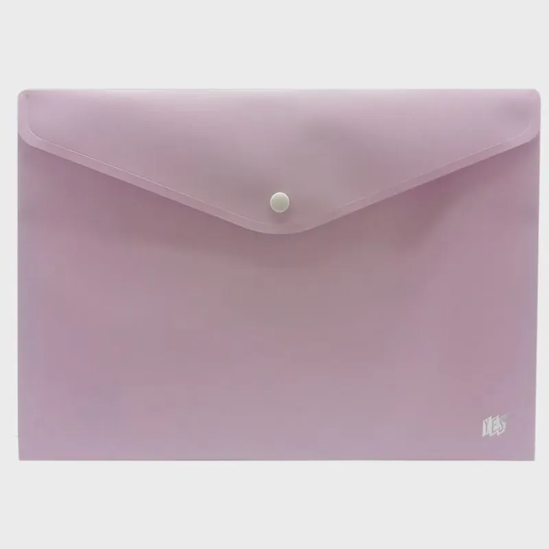 Pasta Envelope A4 Com Botão Lilas Pastel Db803abc Yes