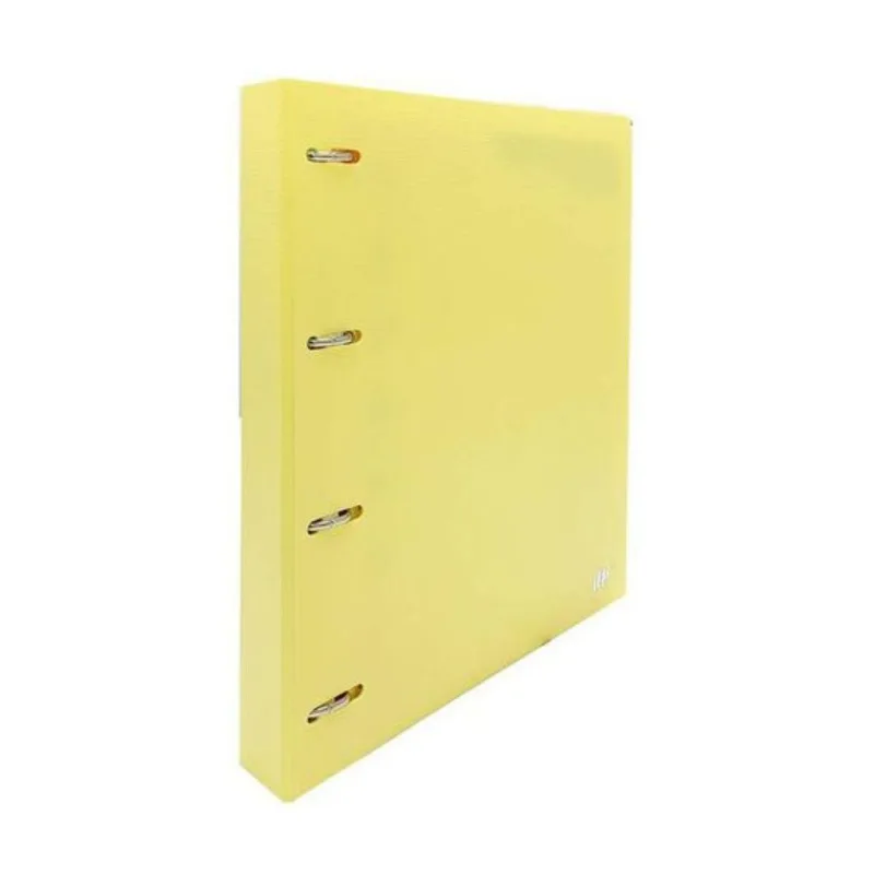Caderno Argolado Amarelo Claro Fichário Yes A4 Com 96 Folhas