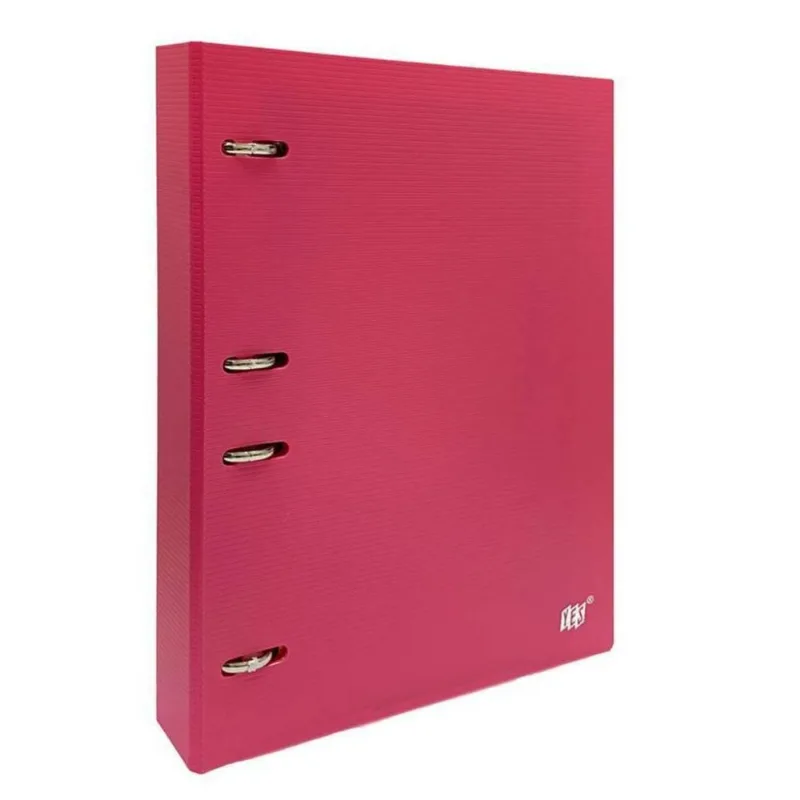 Caderno Argolado Rosa Chiclete Fichário Yes B5 Colegial