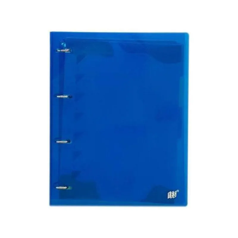 Caderno Argolado Fichário Escolar Azul Cristal A4 Yes
