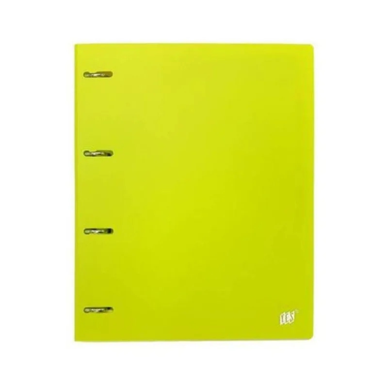 Caderno Argolado Fichário Escolar Verde Limão Pastel A4 Yes