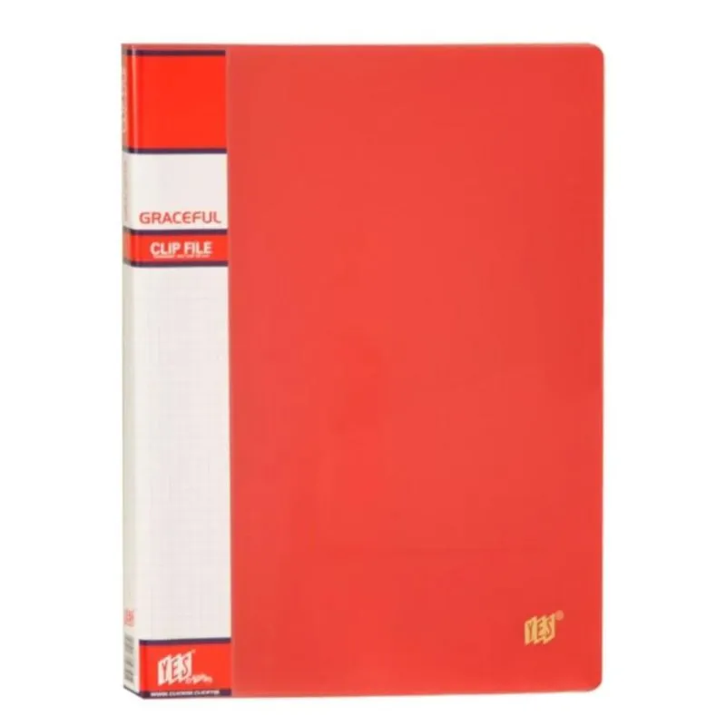 Pasta Grampo Mola A4 Yes 811ps Vermelho