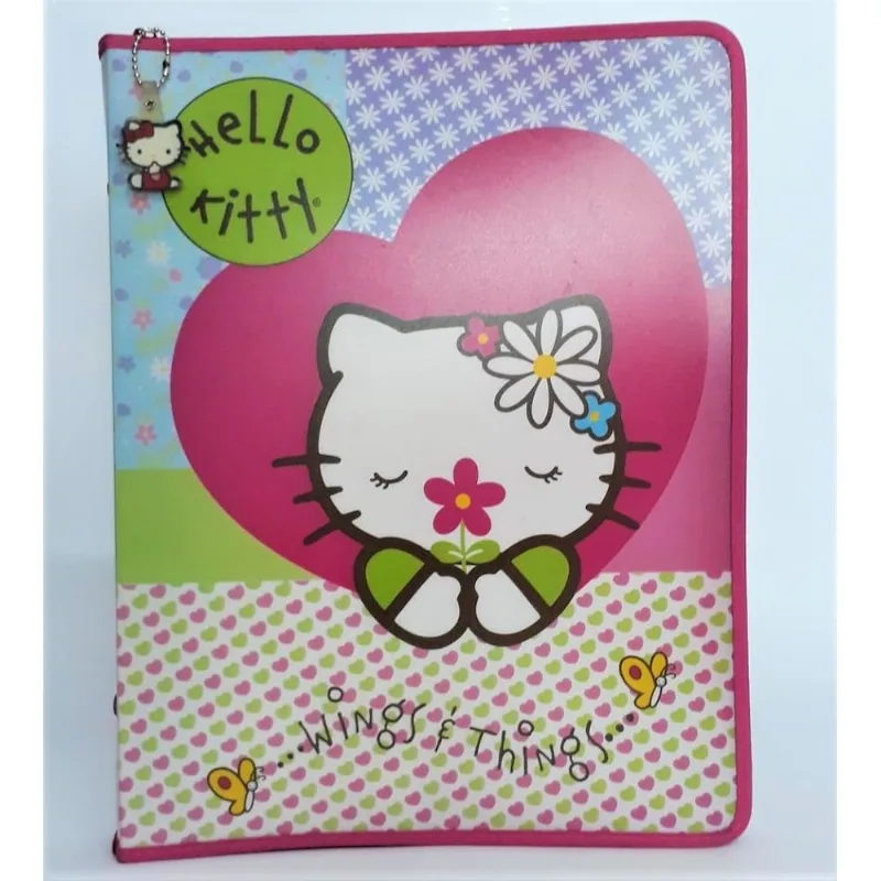 Yes Fichário Hello Kitty Wings E Things Com Ziper Of A4