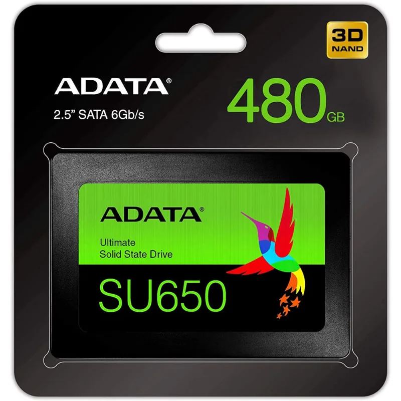 Ssd adata 480GB 2,5 sata iii 6GB/S - ASU650SS-480GT-R