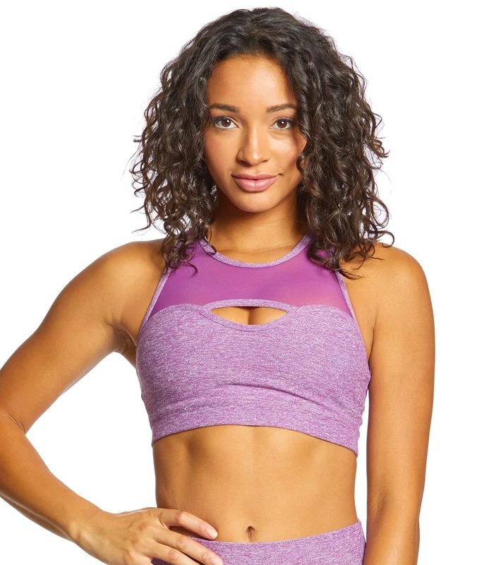 Glyder Poise Bra Sparkling Grape Heather / S