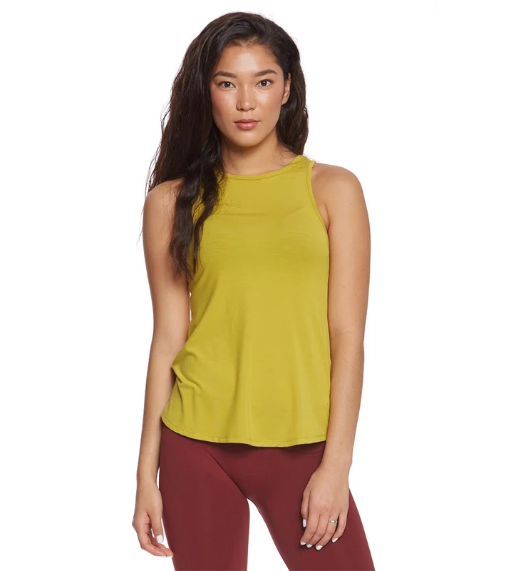 Glyder Slash Racerback Yoga Tank Top Antique / XL