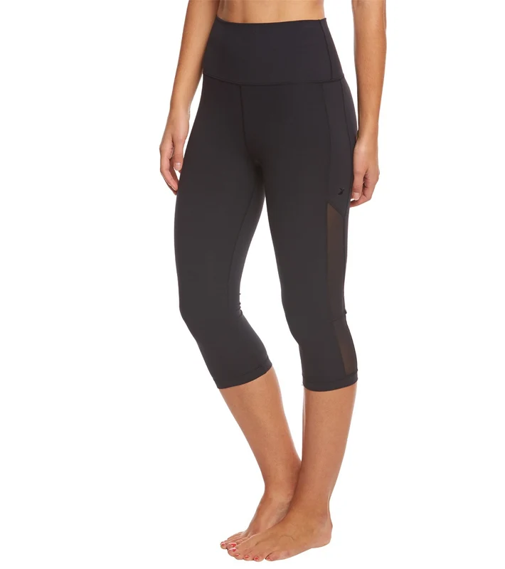 Glyder Session Yoga Capris Black / M