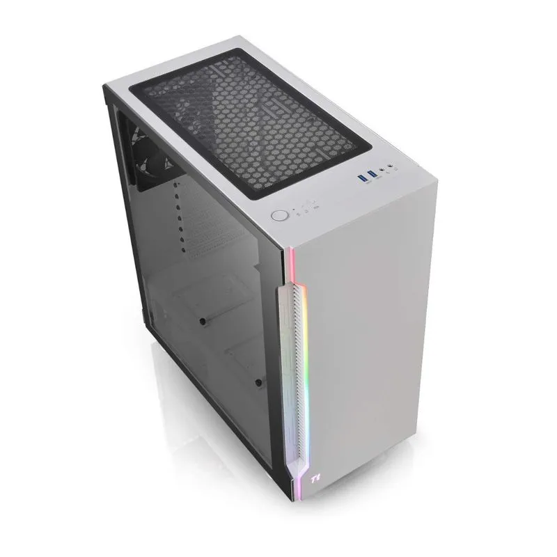 Gabinete ATX Thermaltake H200 TG RGB SNOW CA-1M3-00M6WN-00